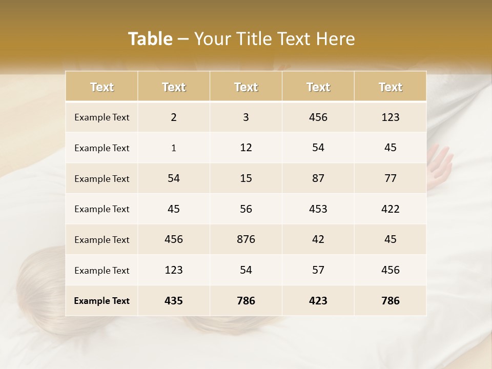 A Woman Laying On Top Of A Bed With A Man Standing Over Her PowerPoint Template