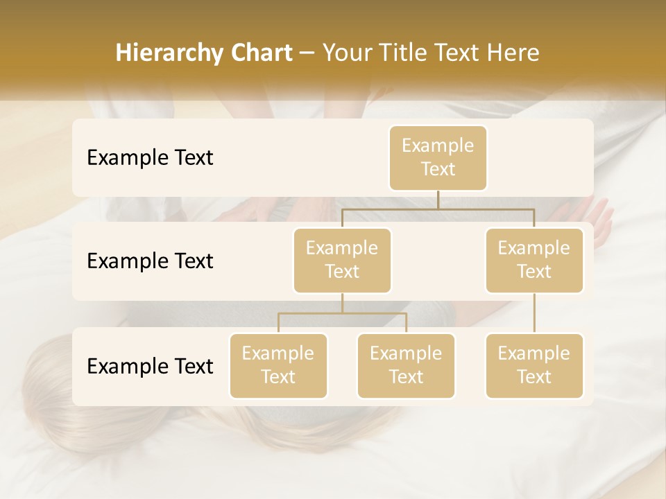 A Woman Laying On Top Of A Bed With A Man Standing Over Her PowerPoint Template