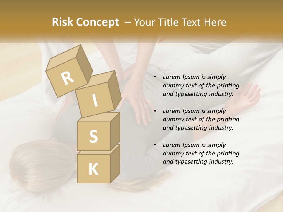 A Woman Laying On Top Of A Bed With A Man Standing Over Her PowerPoint Template