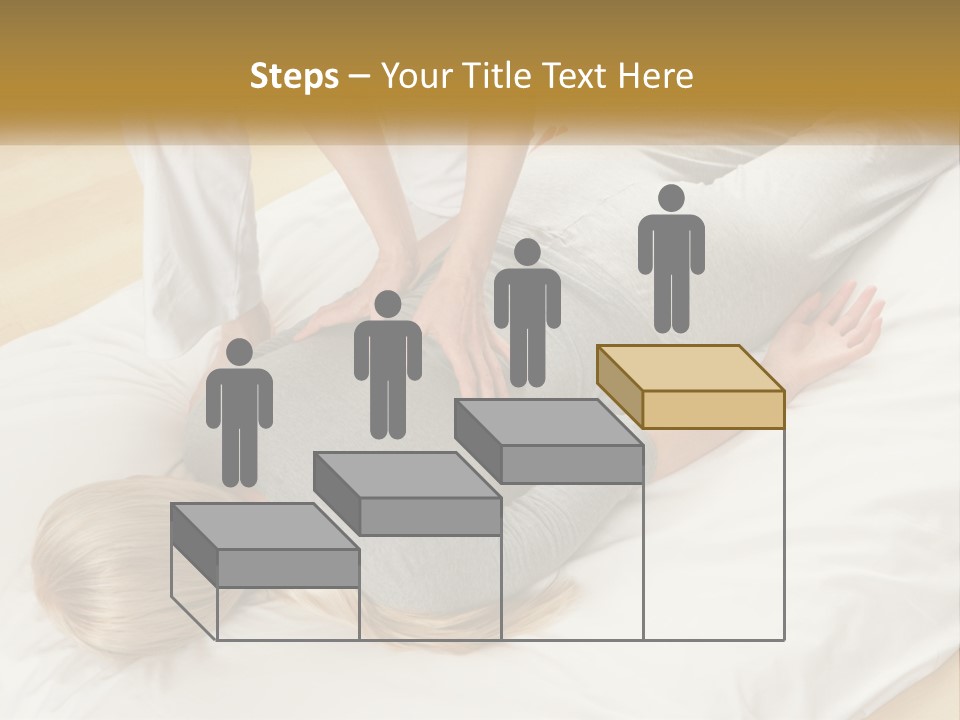 A Woman Laying On Top Of A Bed With A Man Standing Over Her PowerPoint Template