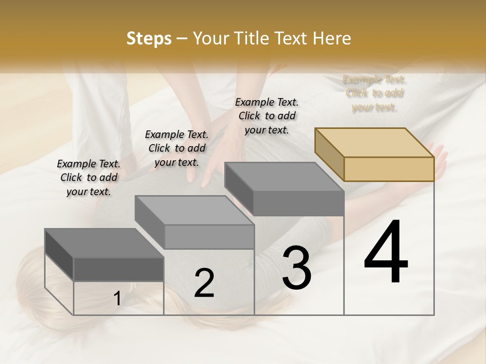 A Woman Laying On Top Of A Bed With A Man Standing Over Her PowerPoint Template