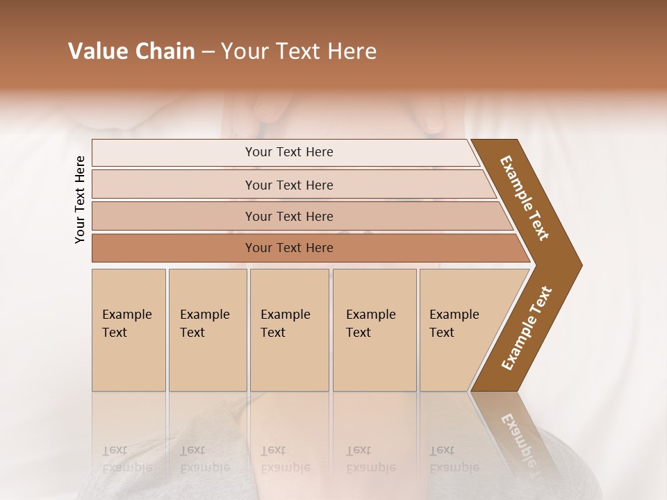 A Woman Getting Her Head Massage From A Massager PowerPoint Template