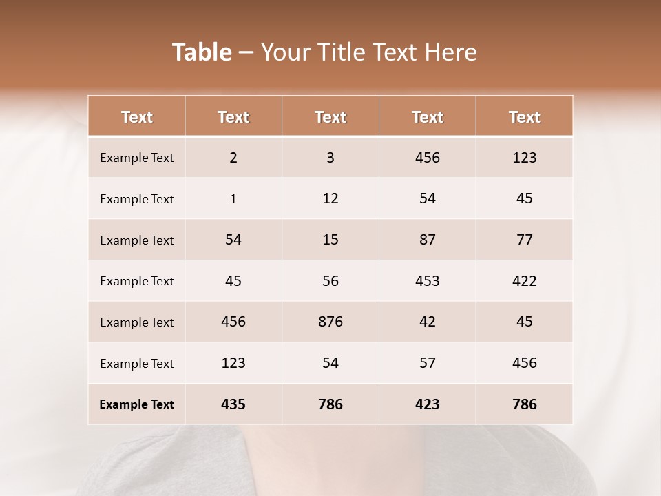 A Woman Getting Her Head Massage From A Massager PowerPoint Template