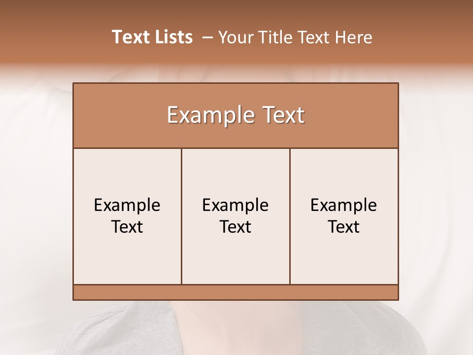 A Woman Getting Her Head Massage From A Massager PowerPoint Template