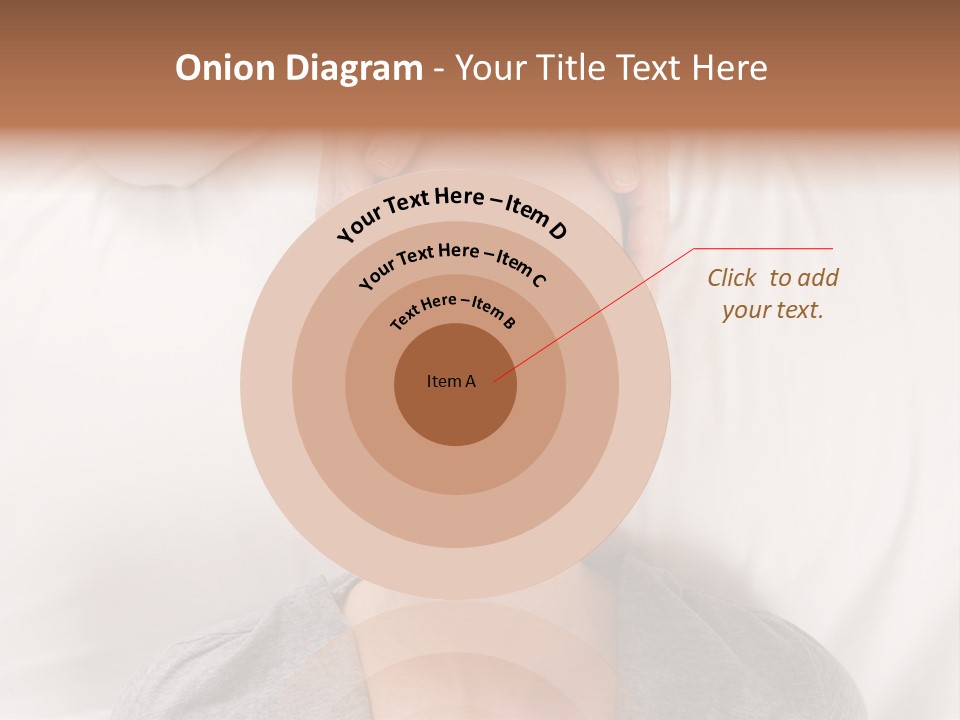 A Woman Getting Her Head Massage From A Massager PowerPoint Template