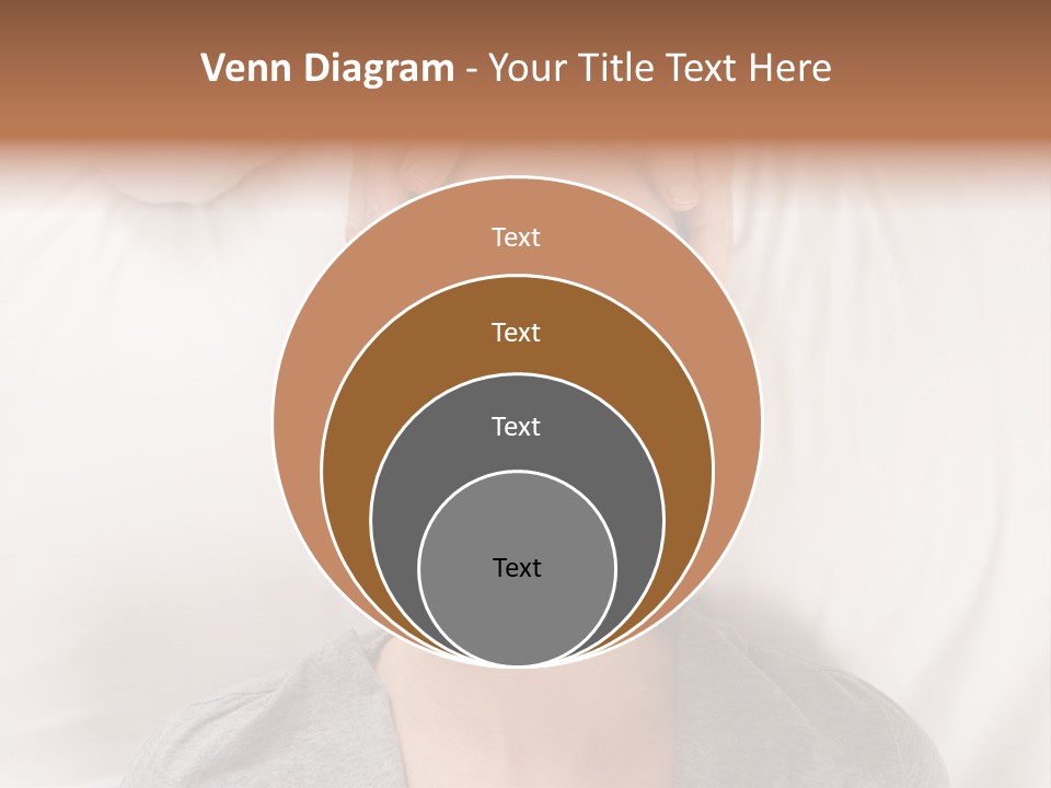 A Woman Getting Her Head Massage From A Massager PowerPoint Template