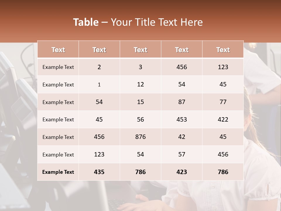 A Group Of Children Sitting In Front Of A Computer PowerPoint Template