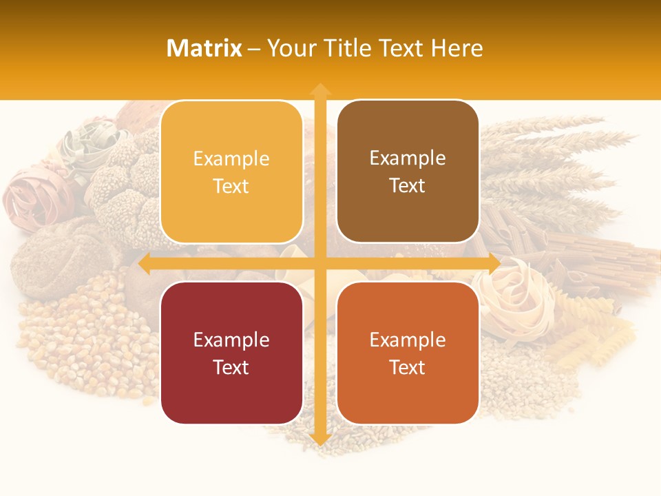 A Bunch Of Food That Is On A Table PowerPoint Template