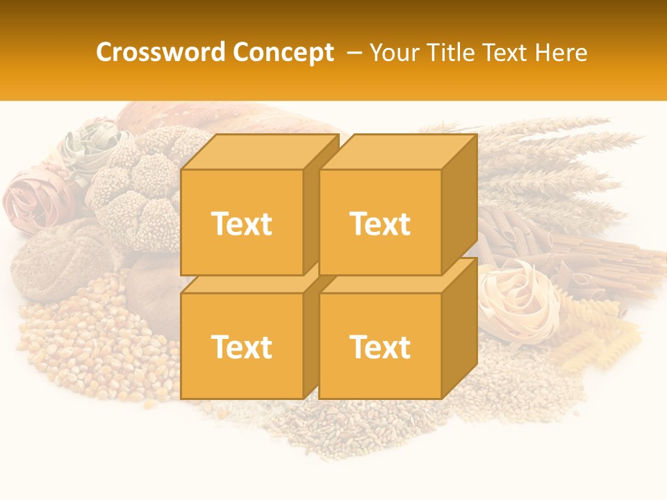 A Bunch Of Food That Is On A Table PowerPoint Template