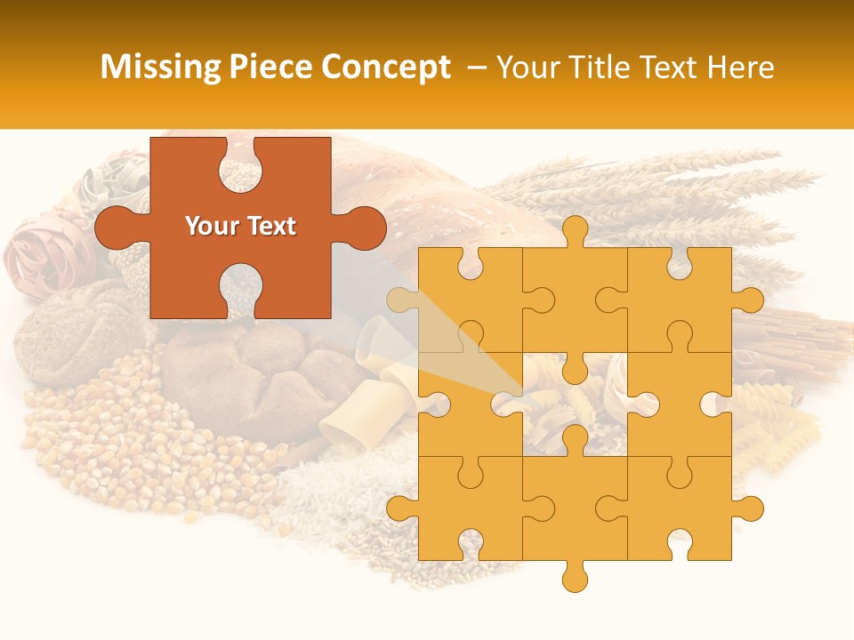 A Bunch Of Food That Is On A Table PowerPoint Template