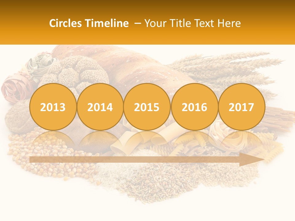 A Bunch Of Food That Is On A Table PowerPoint Template