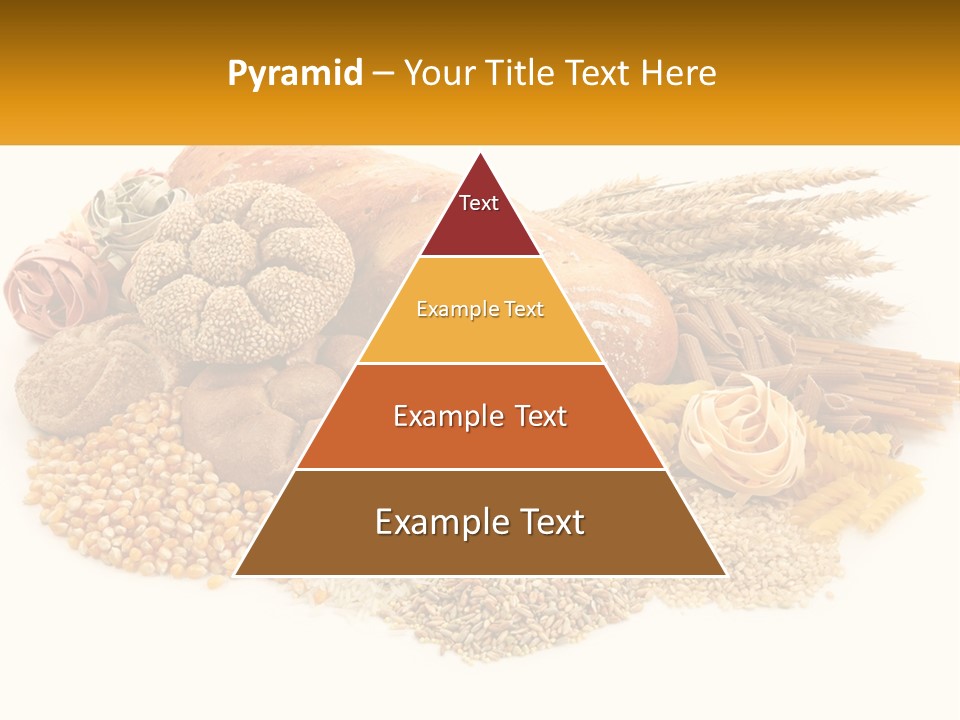 A Bunch Of Food That Is On A Table PowerPoint Template