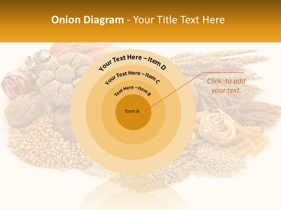 A Bunch Of Food That Is On A Table PowerPoint Template