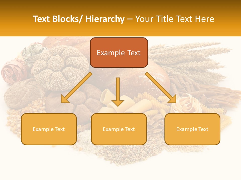A Bunch Of Food That Is On A Table PowerPoint Template