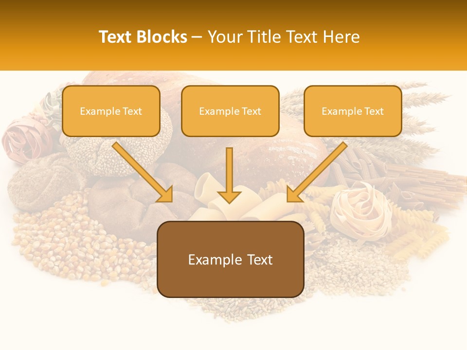 A Bunch Of Food That Is On A Table PowerPoint Template