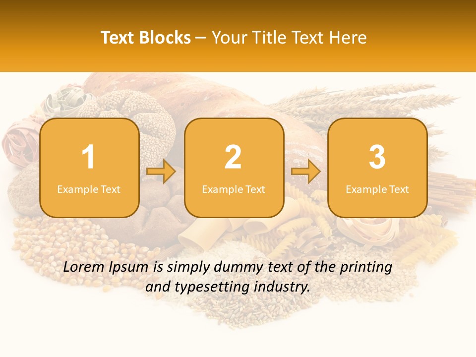 A Bunch Of Food That Is On A Table PowerPoint Template