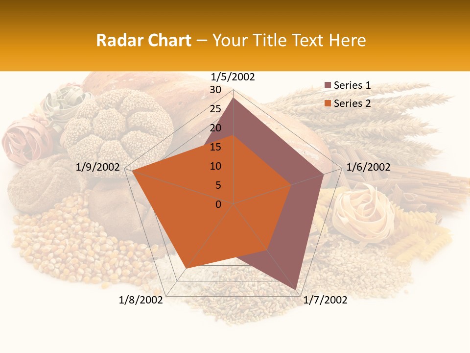 A Bunch Of Food That Is On A Table PowerPoint Template