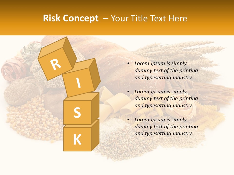 A Bunch Of Food That Is On A Table PowerPoint Template