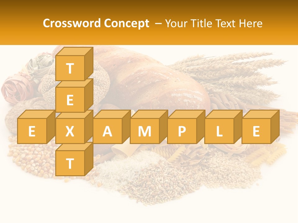 A Bunch Of Food That Is On A Table PowerPoint Template