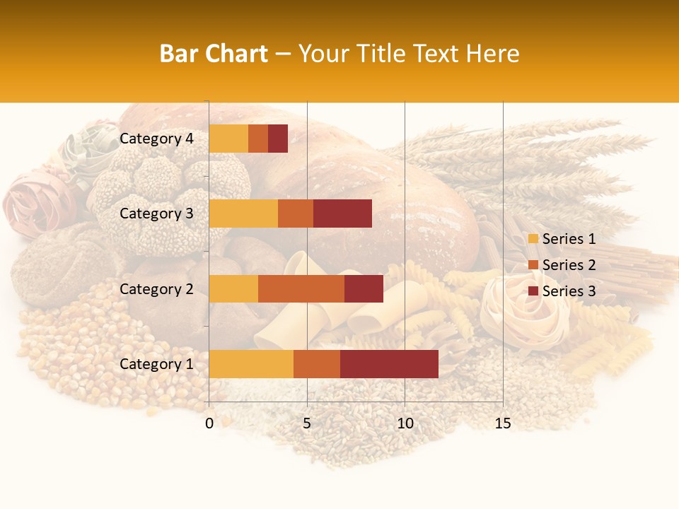A Bunch Of Food That Is On A Table PowerPoint Template