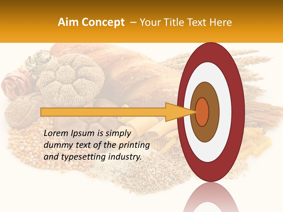 A Bunch Of Food That Is On A Table PowerPoint Template