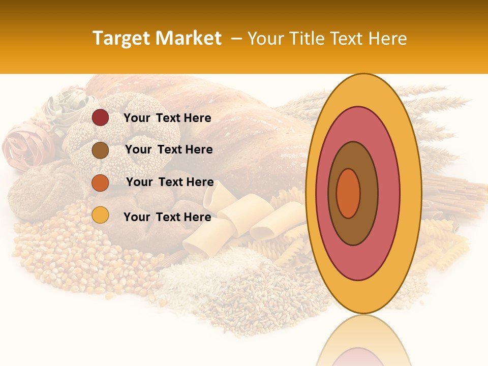 A Bunch Of Food That Is On A Table PowerPoint Template