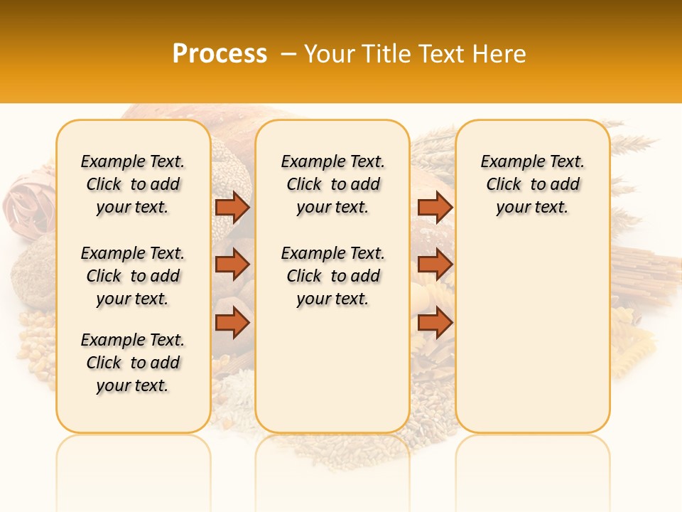 A Bunch Of Food That Is On A Table PowerPoint Template