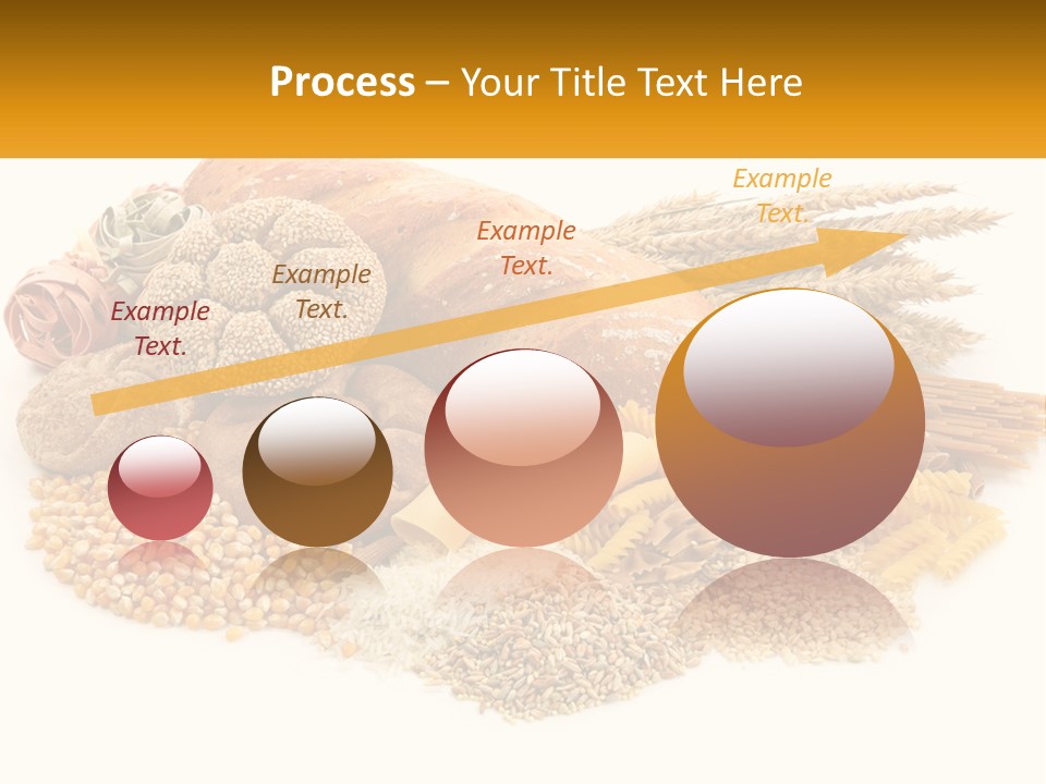 A Bunch Of Food That Is On A Table PowerPoint Template