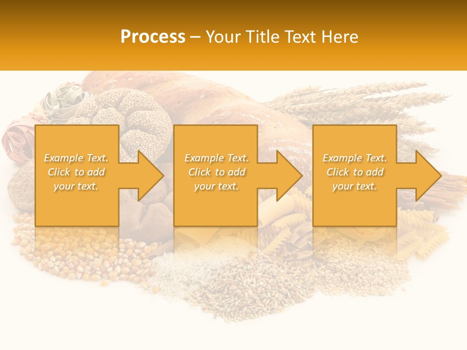 A Bunch Of Food That Is On A Table PowerPoint Template
