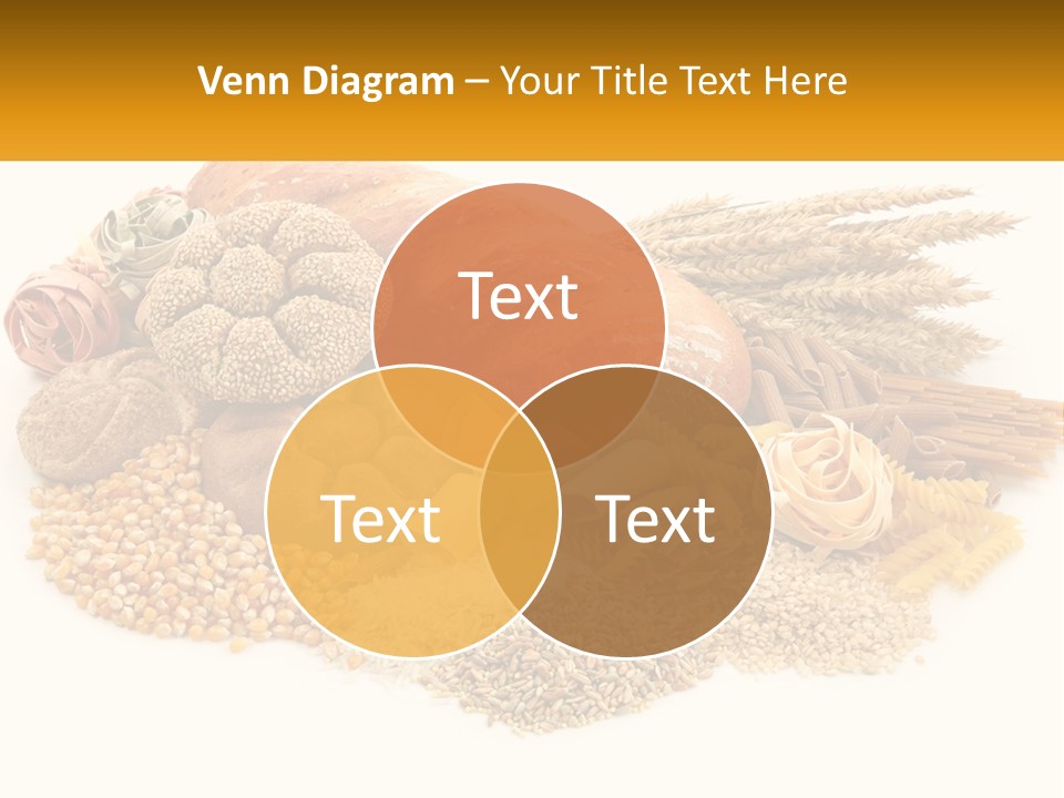 A Bunch Of Food That Is On A Table PowerPoint Template