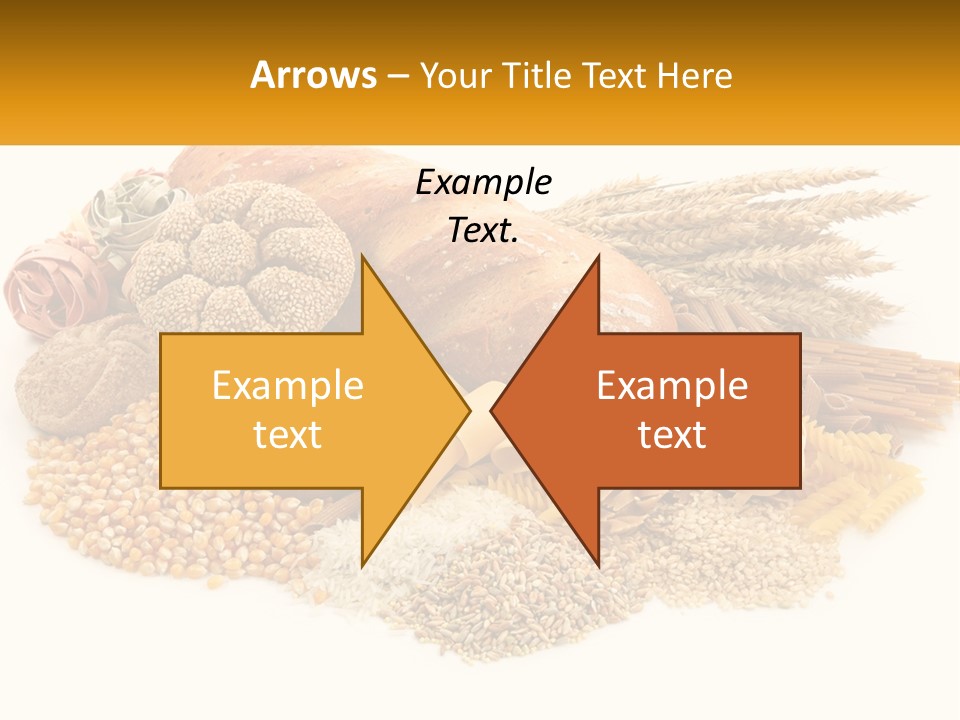 A Bunch Of Food That Is On A Table PowerPoint Template