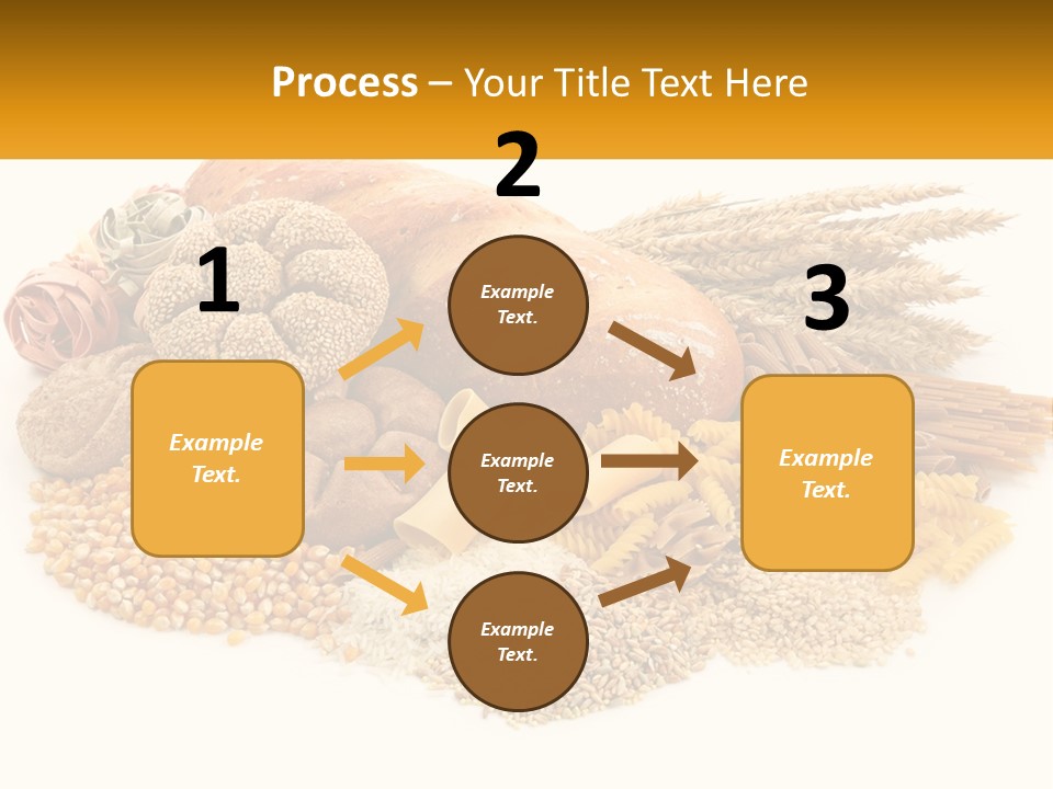 A Bunch Of Food That Is On A Table PowerPoint Template