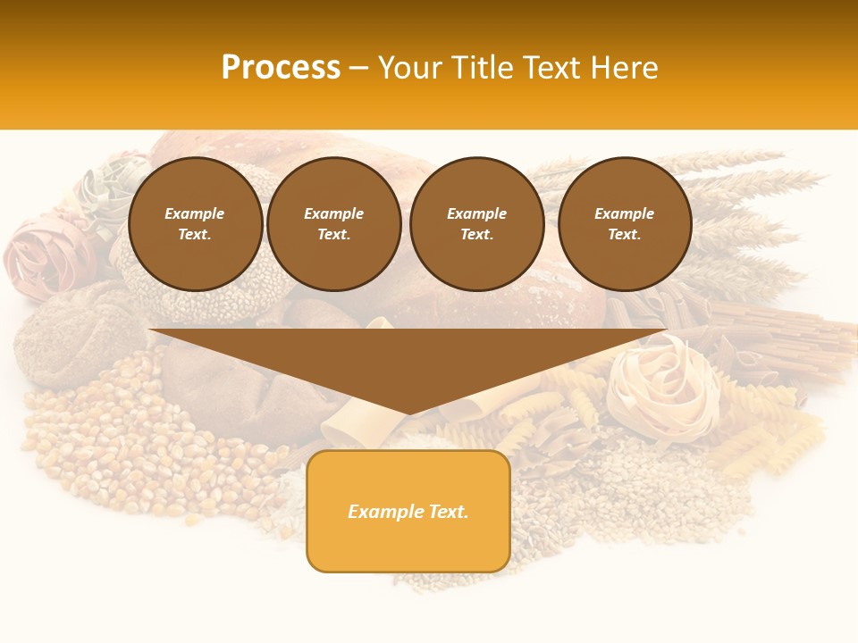 A Bunch Of Food That Is On A Table PowerPoint Template