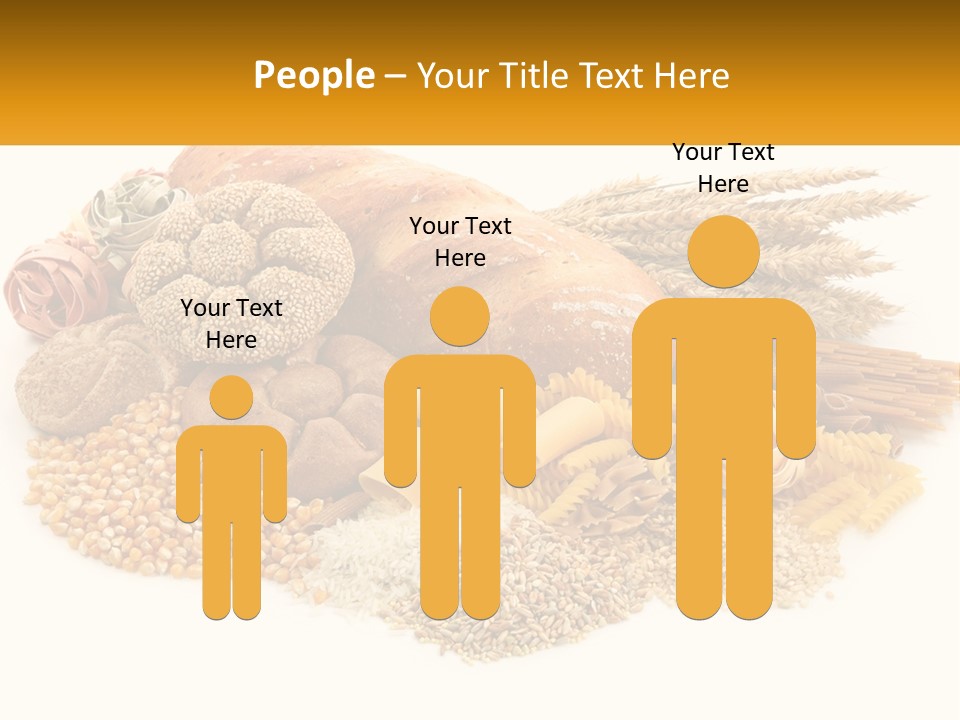 A Bunch Of Food That Is On A Table PowerPoint Template