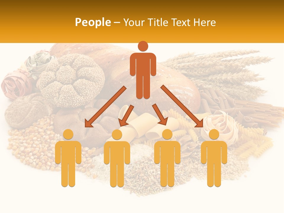 A Bunch Of Food That Is On A Table PowerPoint Template