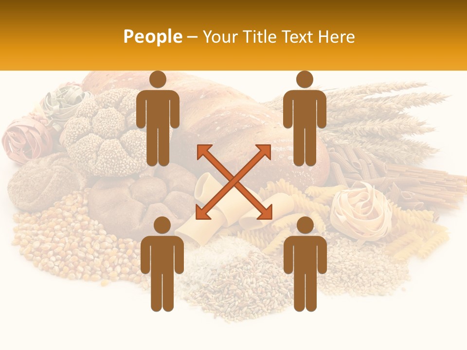 A Bunch Of Food That Is On A Table PowerPoint Template