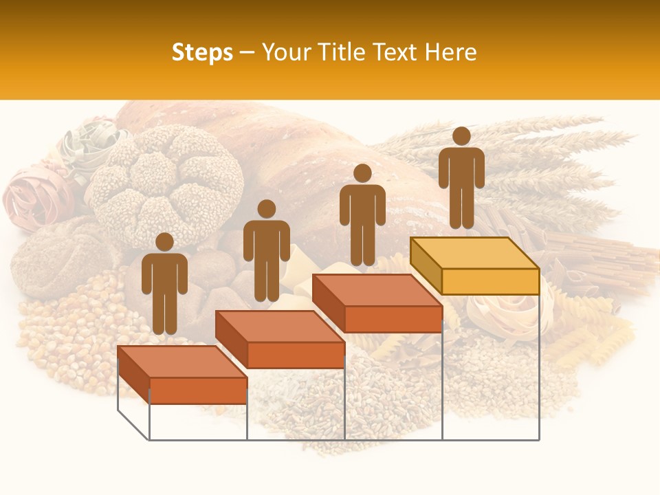 A Bunch Of Food That Is On A Table PowerPoint Template