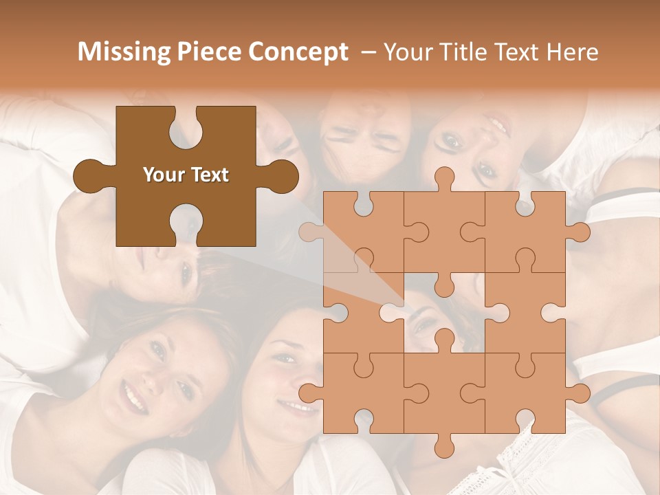 A Group Of Women Laying On Top Of Each Other PowerPoint Template