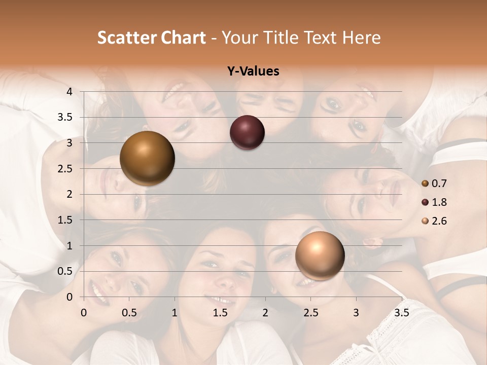 A Group Of Women Laying On Top Of Each Other PowerPoint Template