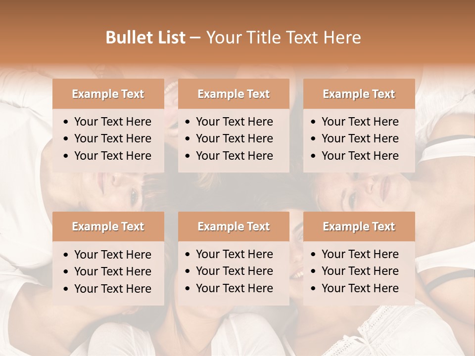 A Group Of Women Laying On Top Of Each Other PowerPoint Template