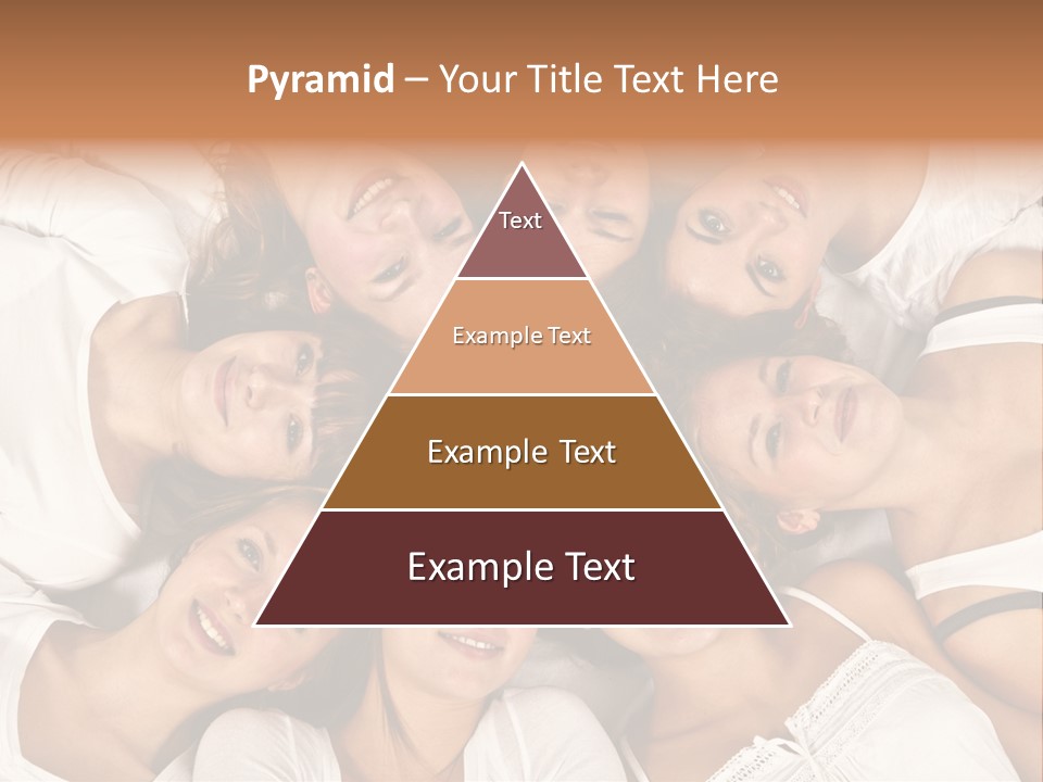 A Group Of Women Laying On Top Of Each Other PowerPoint Template