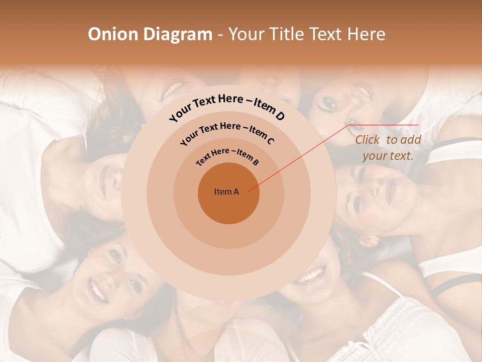 A Group Of Women Laying On Top Of Each Other PowerPoint Template