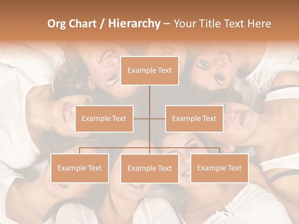 A Group Of Women Laying On Top Of Each Other PowerPoint Template