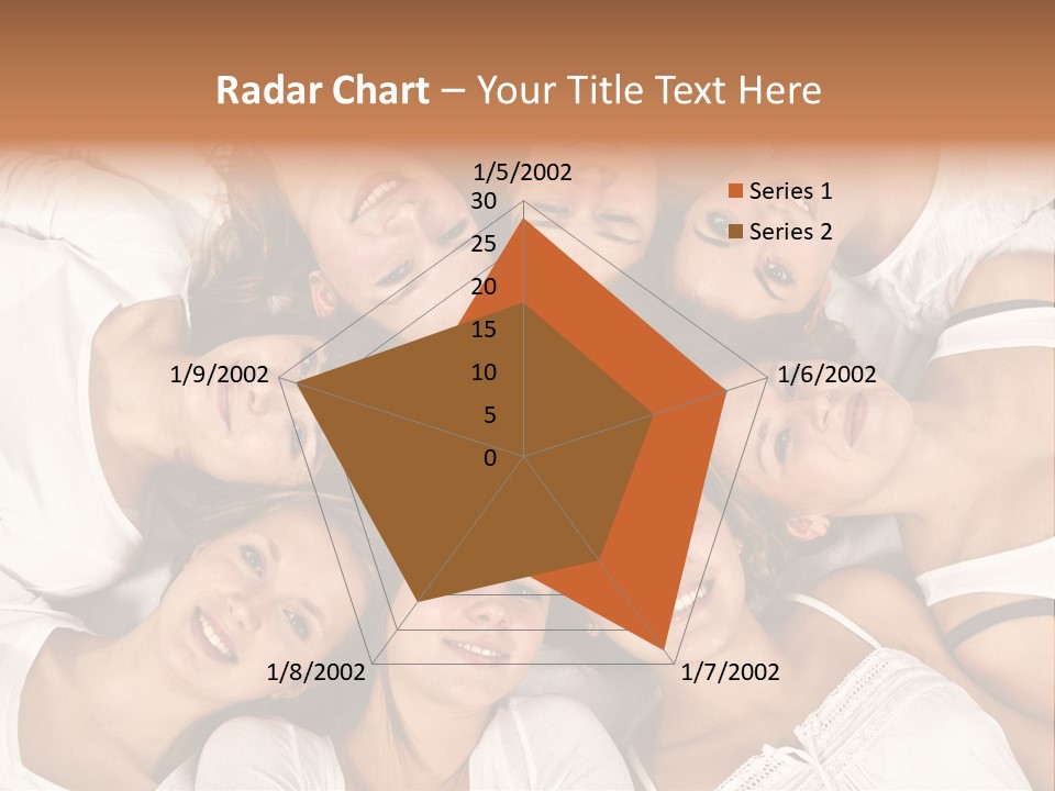 A Group Of Women Laying On Top Of Each Other PowerPoint Template
