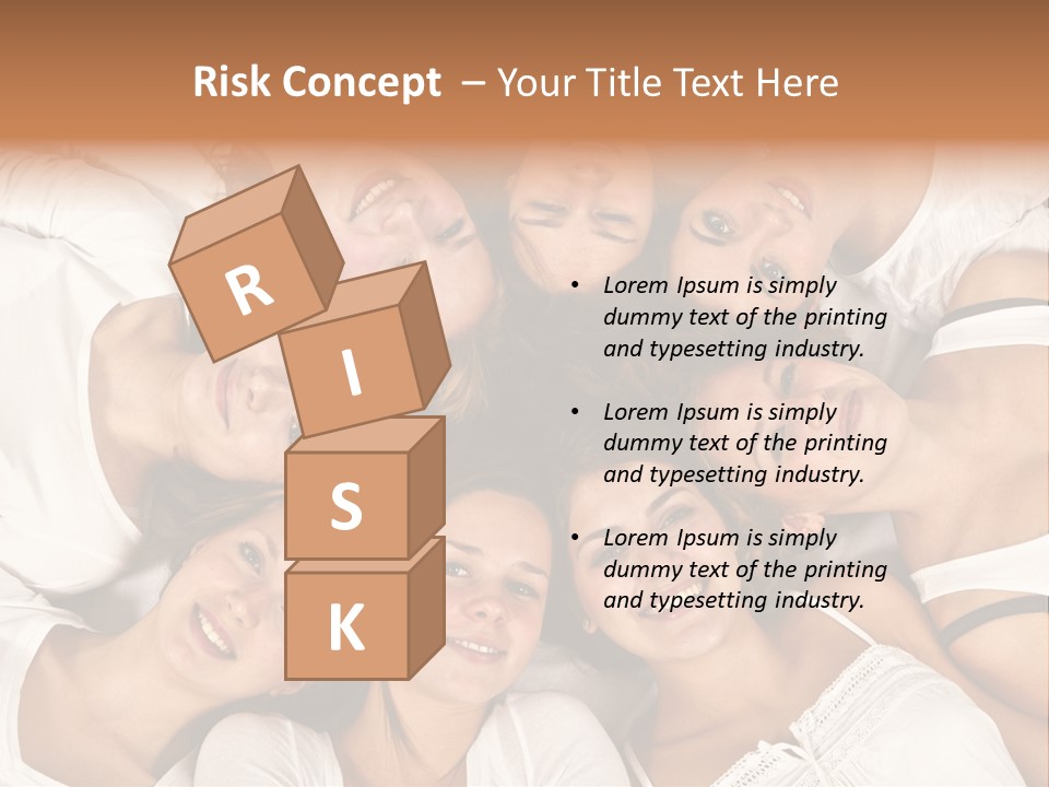 A Group Of Women Laying On Top Of Each Other PowerPoint Template