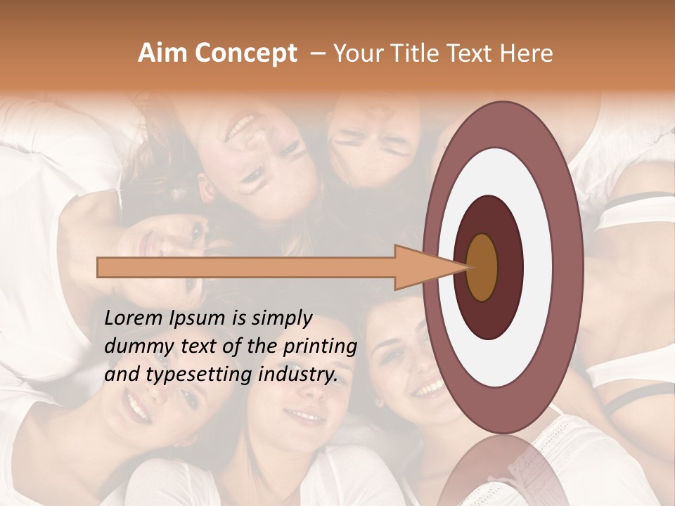 A Group Of Women Laying On Top Of Each Other PowerPoint Template