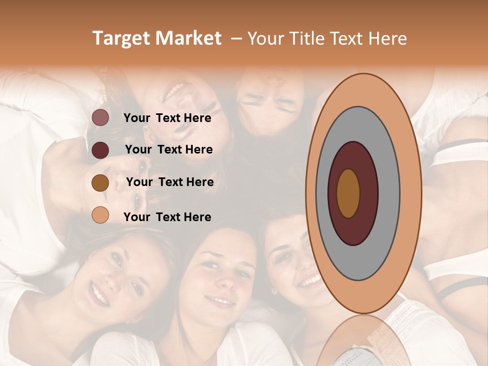 A Group Of Women Laying On Top Of Each Other PowerPoint Template