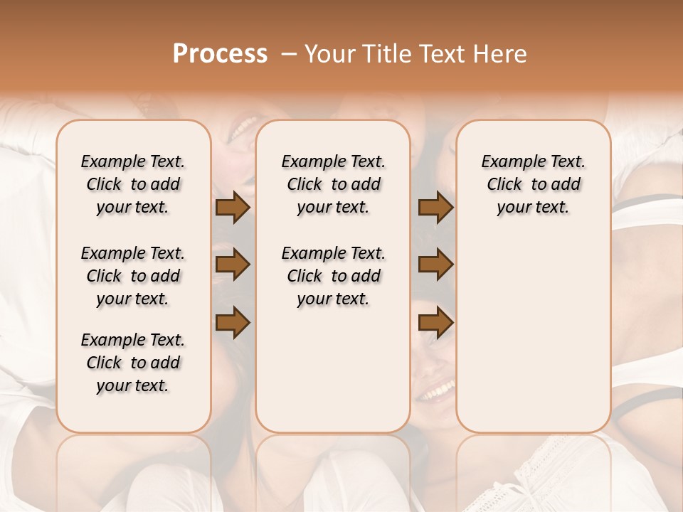 A Group Of Women Laying On Top Of Each Other PowerPoint Template