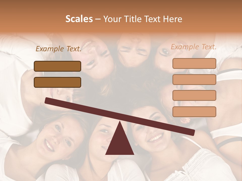 A Group Of Women Laying On Top Of Each Other PowerPoint Template
