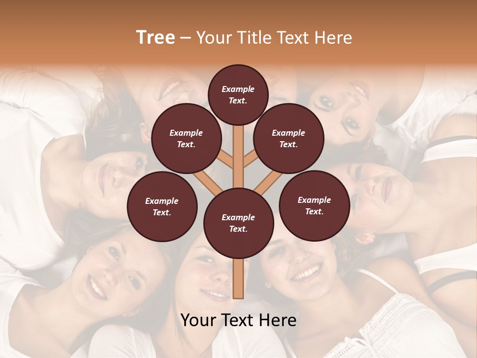 A Group Of Women Laying On Top Of Each Other PowerPoint Template